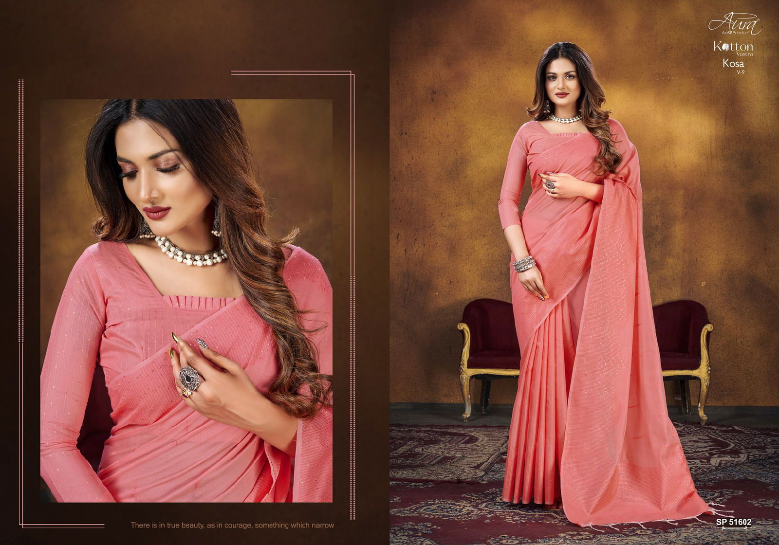 Aura Kosa Vol 9 Cotton Daily Wear Sarees Catalog

